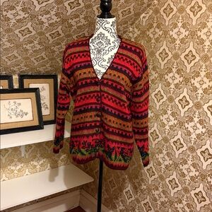 Vintage Nordic Inspired Cardigan
